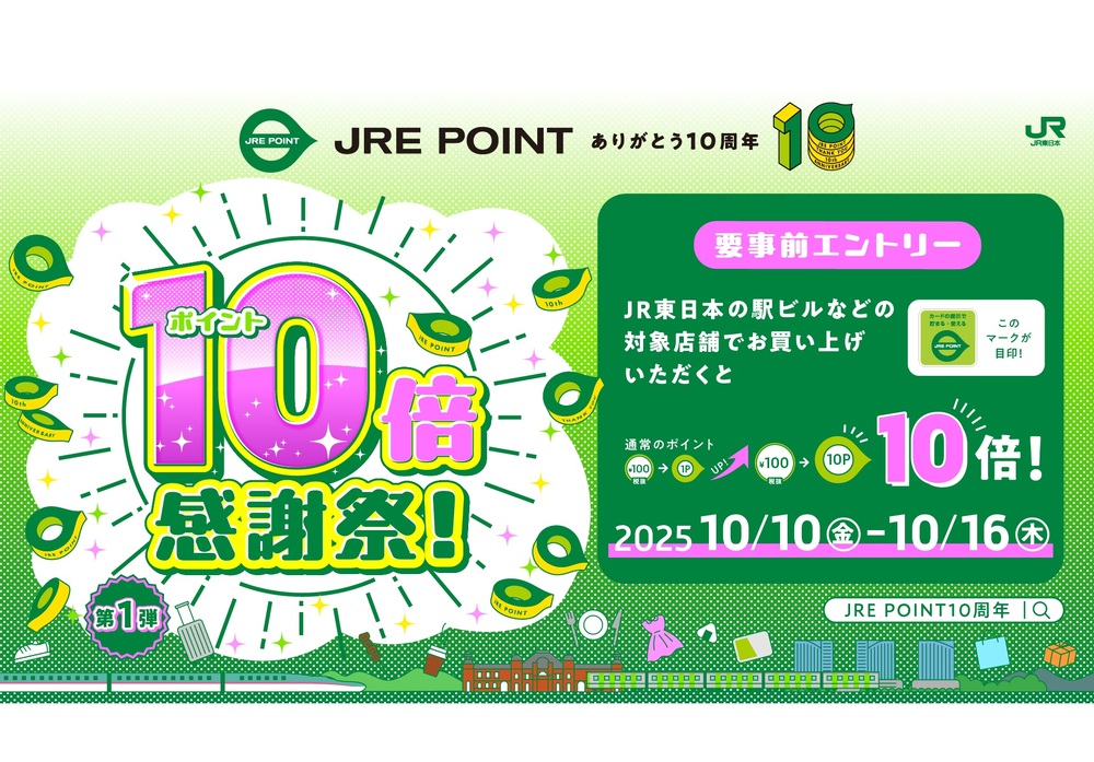 JRE POINT10倍感謝祭